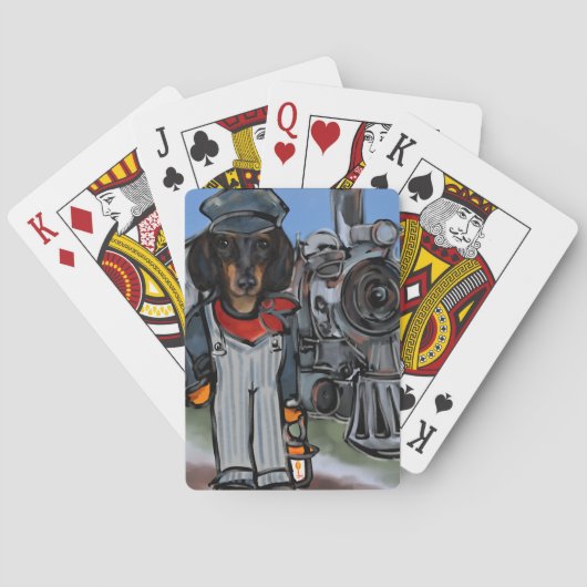 DACKEL SPIELKARTEN (Rückseite)