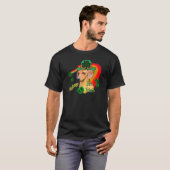 Dackel St Patricks T-Shirt (Vorne ganz)