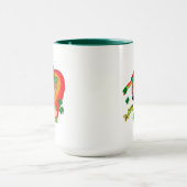 Dackel St Patricks Tasse (Zentrum)
