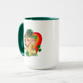 Dackel St Patricks Tasse (Vorderseite Links)