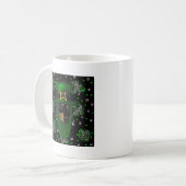 Dackel St. Patty Kaffeetasse (Vorderseite Links)