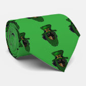 Dackel St. Patty Krawatte (Gerollt)