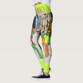 Dackel Stadt Chicago Leggings (Links)