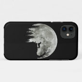Dackel Stehend auf Mondschein Halloween Case-Mate iPhone Hülle (Rückseite (Horizontal))