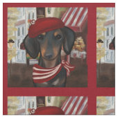 Dackel Stoff (Nahaufnahme)