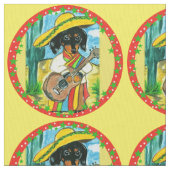 Dackel Stoff (Nahaufnahme)