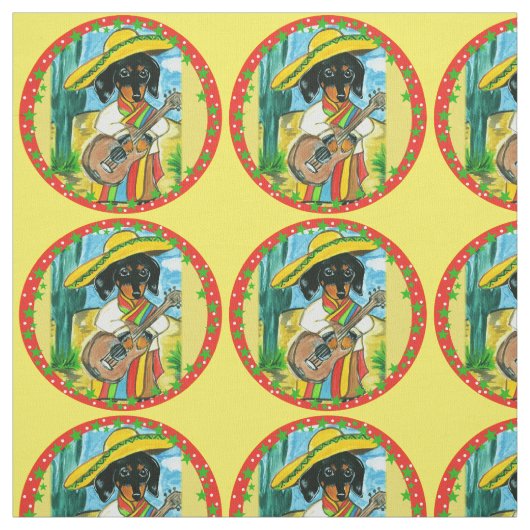 Dackel Stoff (Muster)