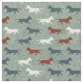 Dackel Stoff (Nahaufnahme)