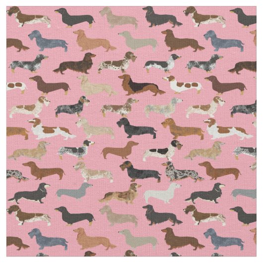 Dackel Stoff (Nahaufnahme)