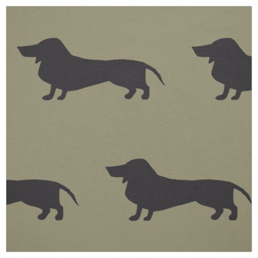 Dackel Stoff (Muster)