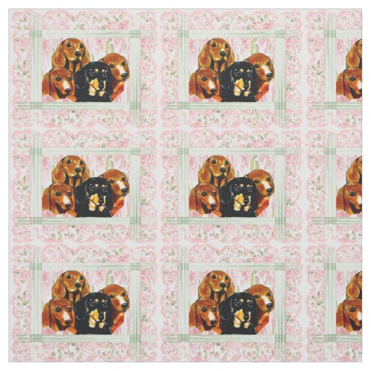 Dackel Stoff (Muster)