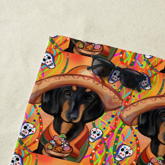 DACKEL STRANDTUCH (Beispiel)