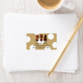 Dackel String Trio Address Labels Adressaufkleber (Insitu)