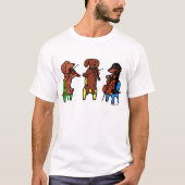 Dackel String Trio Musicians Tshirt (Vorderseite)
