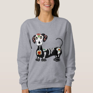 Dackel Sugar Skull Sweatshirt