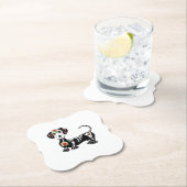 Dackel Sugar Skull Untersetzer (Vor Ort)