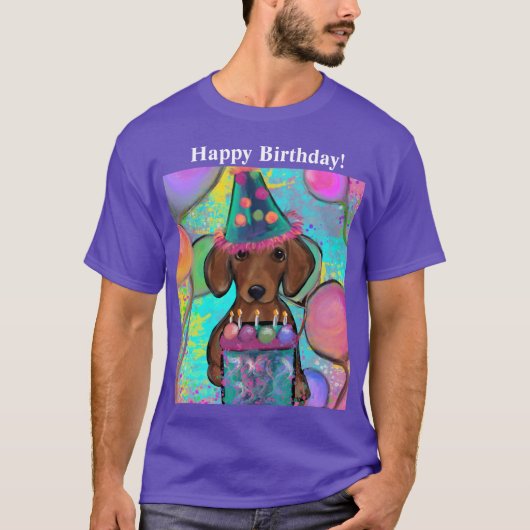 Dackel T-Shirt (Vorderseite)