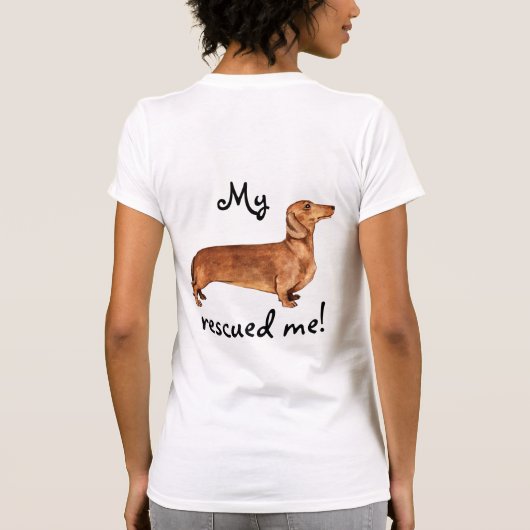 Dackel T-Shirt (Rückseite)