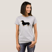 Dackel T - Shirt von Frauen (Vorne ganz)