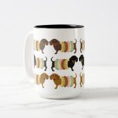 Dackel Tasse (Vorderseite Links)