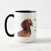 Dackel Tasse (Links)