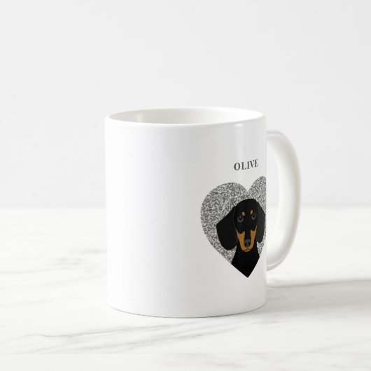 Dackel Tasse (VorderseiteRechts)