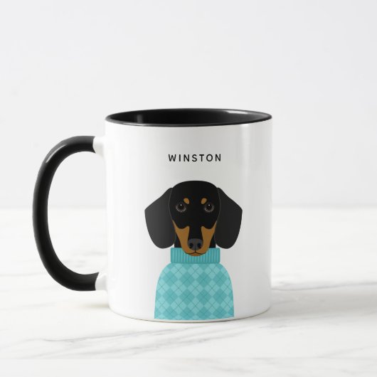 Dackel Tasse (Links)