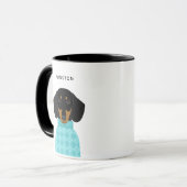 Dackel Tasse (Vorderseite Links)