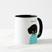 Dackel Tasse (VorderseiteRechts)