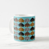 Dackel Tasse (Vorderseite Links)