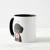 Dackel Tasse (Vorderseite Links)