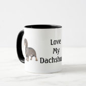 Dackel Tasse (Vorderseite Links)