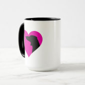 Dackel tasse (Vorderseite Links)