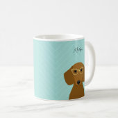 Dackel Tasse (VorderseiteRechts)