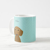 Dackel Tasse (Vorderseite Links)