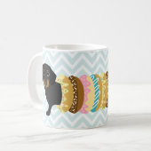 Dackel Tasse (Vorderseite Links)