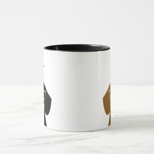 Dackel Tasse (Zentrum)