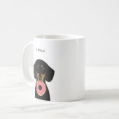 Dackel Tasse (Vorderseite Links)
