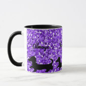 Dackel Tasse Dackel Geschenk Dackel Hund Silhouett (Links)