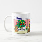 Dackel-Tasse: Frohe Festtage Kaffeetasse (Links)