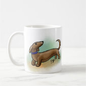 Dackel-Tasse Kaffeetasse (Links)