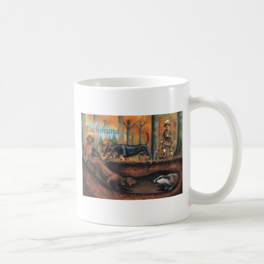 Dackel-Tasse Kaffeetasse (Rechts)