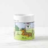 Dackel-Tasse: Sommer Kaffeetasse (Mittel)