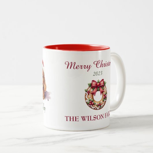 Dackel Tasse Wasserfarbe (VorderseiteRechts)