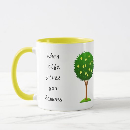 Dackel Tasse, wenn das Leben einem Zitronen gibt Tasse (Links)