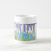 Dackel-Tasse: Winter Kaffeetasse (Mittel)