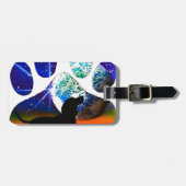 Dackel-Tatze Gepäckanhänger (Vorderseite horizontal)