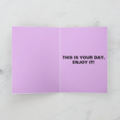 Dackel Tea Cup Karte (Innenseite)