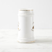 Dackel teilt Bierstein Bierglas (Mittel)