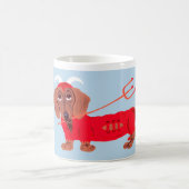 Dackel-Teufel Kaffeetasse (Mittel)